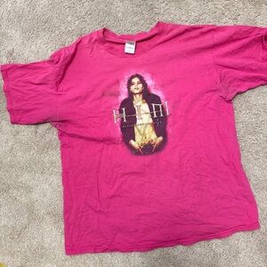 Vintage HIM Band Tee Razorblade Romance Pink Shirt Y2K XL